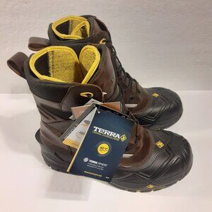 NWT Terra Crossbow Composite Toe Men's Winter Safety Work Boot Size 12